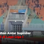 Kericuhan Antar Suproter Terjadi di Laga Liga 1