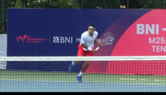 Libas Petenis Korsel M. Rifqi Fitriadi Melengganf ke Semifinal BNI MedcoEnergi International. Foto/ist