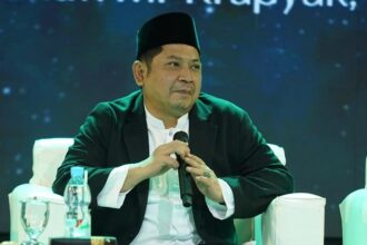 Dirjen Pendidikan Islam M Ali Ramdhani menjelaskan tunjangan insentif untuk guru RA. Foto: Kemenag