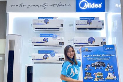 Berdiri sejak tahun 1968, Midea adalah perusahaan yang tercatat dalam 500 perusahaan besar di dunia dalam daftar Forbes Global Fortune 500. Sementara di Indonesia sendiri, sepanjang 13 tahun keberadaannya, Midea telah bertumbuh menjadi salahsatu pemain yang diperhitungkan dalam industri elektronik di Indonesia. Foto: Midea