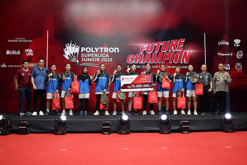 Juara beregu putri U-19 Polytron Superliga Junior 2023, PB Djarum