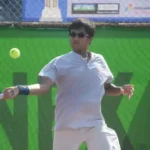 Petenis Renaldi Aqila Arifadli Salim, sang juara bertahan Detec International Junior Tennis Championship. (istimewa)