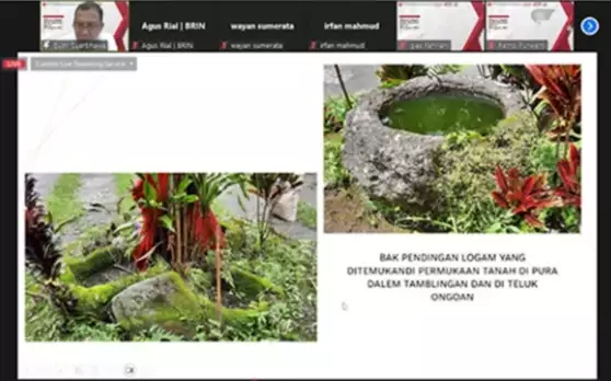 Penemuan artefak dan ekofag di Bali.
