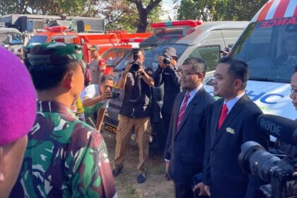 Pertamina melalui Pertamedika IHC sebagai induk rumah sakit BUMN, menurunkan lima armada ambulans dan sekitar 25 Tenaga Medis dan Non Medis dalam gelaran KTT ASEAN 2023 di Labuan Bajo, Kabupaten Manggarai Barat, Provinsi Nusa Tenggara Timur. Foto: Pertamina.