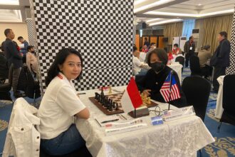 Irene Sukandar Tampil Apik di laga Perdana babak pertama Asia 3.3 Chess Championships 2023, Sabtu (6/5/2023), di Century Hotel Senayan, Jakarta.