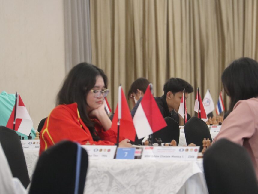 babak kedua Asia 3.3 Chess Championships 2023, Minggu (7/5/2023), di Hotel Century Senayan, Jakarta.