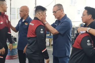 Joko Pramono Melepas Atlet Angkat Besi ke Kamboja