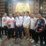 Pimpinan Daerah PKN DKI Jakarta, Chandra Juti pasca mendaftarkan bacalegnya di KPUD DKI. (Foto:Sofian/ipol.id)
