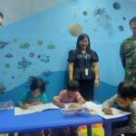 WOM Finance membangun ruang ramah anak di PMI Jakarta Utara. Foto: wom finance