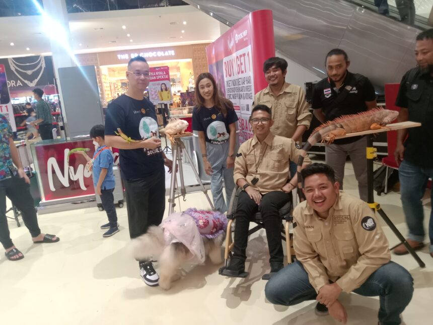 Ramai Acara Social Dog di Mall M0I Kelapa Gading. Foto /ist