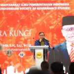 Menko Polhukam, Mahfud MD, saat menjadi key speakers Peluncuran dan Dialektika Buku Etika Pemerintahan MIPI di Hotel Grand Sahid Jaya, Jakarta, Jumat (5/5). Foto: Kemendagri