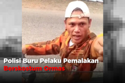 Polisi Buru Pelaku Pemalakan Berskostum Ormas