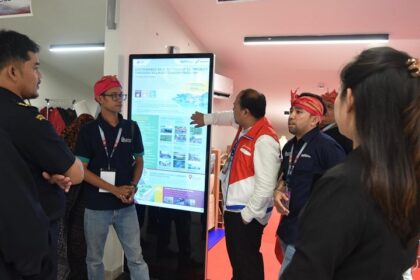 Pameran Rumah BUMN SME’s HUB ASEAN Summit di Waterfront, Labuan Bajo yang diinisiasi oleh Kementrian BUMN yang diselenggarakan sejak tanggal 9-11 Mei 2023. Foto: Pertamina.