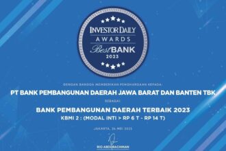 Bank BJB raih penghargaan bank performa terbaik.