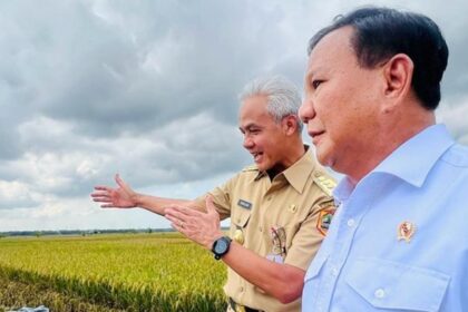 Prabowo Subianto dan Ganjar Pranowo. Foto: Biro Pers Sekretariat Presiden