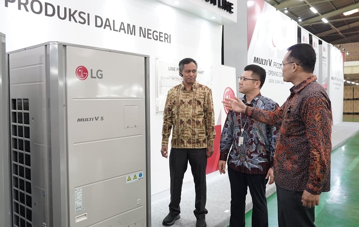 Manajemen PT LG Electronics Indonesia menyatakan menambahkan investasinya untuk memproduksi produk pendingin udara MULTI V AC. Foto: LG