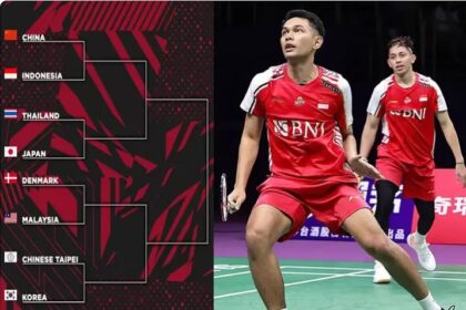 Indonesia akan menghadapi China dalam Perempat Final Piala Sudirman. Foto: PBSI