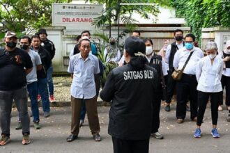 Satgas BLBI melakukan penyitaan aset PT Sejahtera Wira Artha. Foto: Kemenkeu
