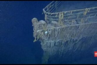 Ilustrasi. Lokasi penemuan puing Kapal Titan hanya berjarak 200 meter dari bangkai Titanic.