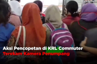 Aksi Pencopetan di KRL Commuter Terekam Kamera Penumpang