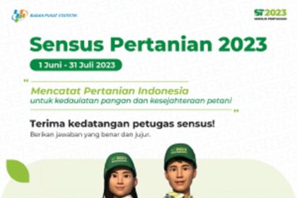 BPS menggelar Sensus Pertanian 2023 (ST2023) di seluruh Indonesia. Foto: Kementan