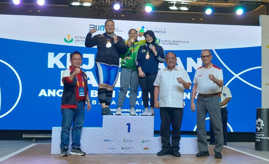 Jawa Timur keluar sebagai Juara Umum pada Kejuaraan Nasional Angkat Besi Pupuk Indonesia Remaja dan Junior 2023 di Hotel Novotel Samator Surabaya, yang berakhir Jumat (9/6).