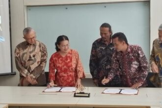 Saat Kerjasama MoU ITI dan Desa Ronggomulyo di Gedung Bakrie, Serpong Tanggerang Selatan