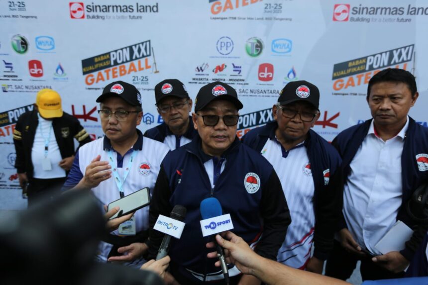 Pengurus Besar Persatuan Gateball Seluruh Indonesia (PB Pergatsi) menggelar Babak Kualifikasi PON XXI Cabang olahraga Gateball di Tangerang, 21-25 Juni 2023 untuk menyaring tim terbaik yang akan bertanding dalam Pekan Olah Raga XXI tahun 2024 ACEH dan SUMUT.