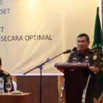 Kepala Pusat Pemilihan Aset (PPA) Kejaksaan Agung Syaifudin Tagamal saat memberikan pembekalan Bimbingan Teknis (Bimtek) terkait pemulihan dan penulusuran aset. Foto: Puspenkum Kejaksaan Agung