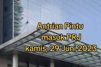 Momen antrian masuk PRJ, Foto : Tangkap layar tiktok @berita.viral808