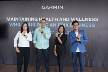(Ki-Ka) Talita Setyadi, CEO Beau Bakery, Laode Hartanto, Chief of Growth Officer (CGO) Dentsu International, Chandrawidhi Desideriani, Garmin Indonesia Marketing Communication Manager dan Tommy Tjokro
