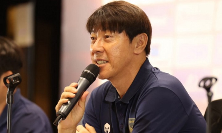 Pelatih Timnas Indonesia Shin Tae-yong.