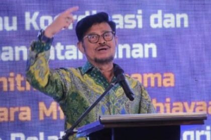 Mentan, Syahrul Yasin Limpo. Foto: syasinlimpo Instagram