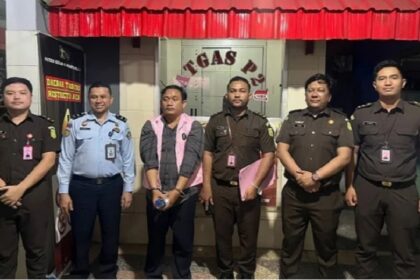Terpidana perpajakan, Leo Siswanto saat dieksekusi ke Rutan Salemba Jakarta Pusat. Foto: Seksi Intelijen Kejaksaan Negeri Jakarta Pusat