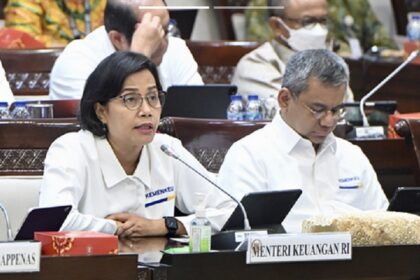 Menkeu Sri Mulyani dalam Rapat Kerja bersama Komisi XI DPR di Jakarta. Foto: Kemenkeu