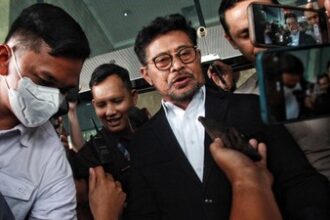 Menteri Pertanian (Mentan) Syahrul Yasin Limpo (SYL) saat memenuhi panggilan KPK untuk dimintai keterangan terkait penyelidikan kasus dugaan korupsi di Kementan. Foto/ist
