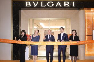 Bulgari ketika membuka gerai butiknya di Plaza 66 Shanghai, China beberapa waktu lalu.