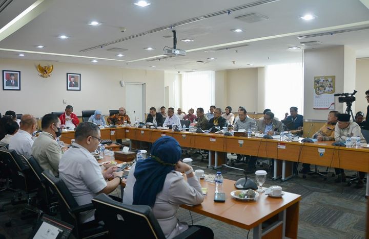 Rapimgab DPRD DKI Jakarta membahas revisi perda Tata ruang wilayah DKI Jakarta. Foto: DPRD DKI