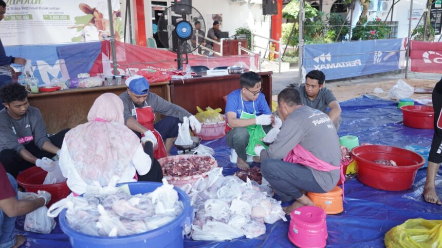 Pertamina Group menyalurkan sekitar 3.478 hewan kurban yang tersebar di seluruh Indonesia. Foto: Dok Pertamina