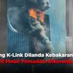 Gedung K-Link Dilanda Kebakaran, 20 Unit Mobil Pemadam Dikerahkan