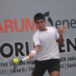 Andalan Indonesia, Muhammad Rifqi "Tole" Fitriadi (24) mencapai partai puncak pekan ketiga Harum Energy Mens World Tennis Tour 2023.