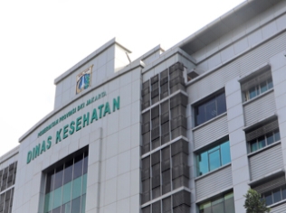 Kantor Dinas Kesehatan DKI Jakarta di kawasan Jakarta Pusat.(foto dok Dinkes)