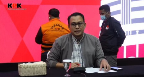 Kabag Pemberitaan KPK, Ali Fikri. Foto: Live streaming KPK