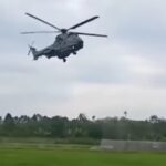 Video detik-detik helikopter robohkan sebagian tembok Stadion Mini Desa Padang Lekat, Foto: Instagram, @undercover.id