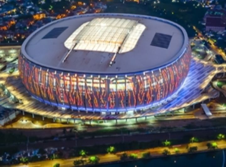 Jakarta Internasional Stadium (JIS) yang berada di kawasan Jakarta Utara.(foto dok Jakpro)