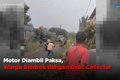Motor Diambil Paksa, Warga Bentrok dengan Debt Collector