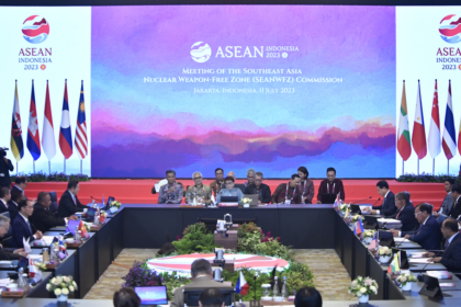 Suasana Pertemuan SEANWFZ 11 Juli 2023.