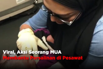 Viral, Aksi Seorang MUA Membantu Persalinan di Pesawat