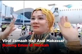 Viral Jamaah Haji Asal Makassar Borong Emas di Mekkah