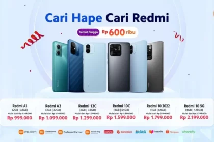Jajaran smartphone Redmi besutan Xiaomi.